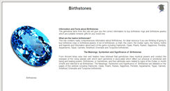 Desktop Screenshot of birthdaygems.org